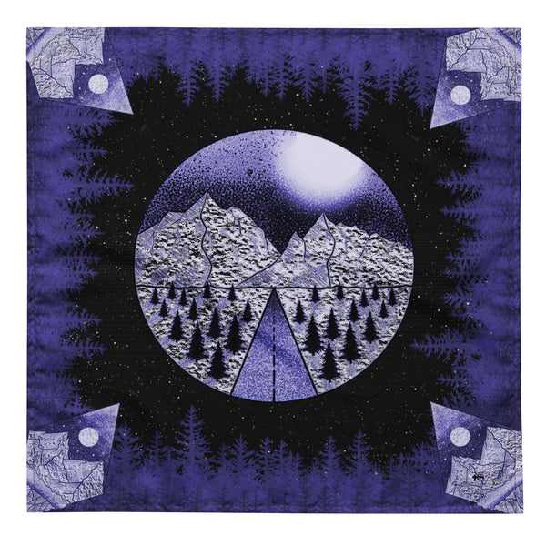 Midnight Mountain Bandana