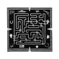 Wild West Maze Bandana