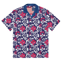 Red White and Cool Hawaiian Shirt