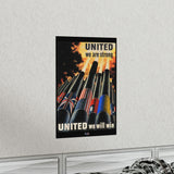 United We Are Strong, United We Can Win Poster