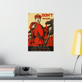 Don't Be Dumb Poster