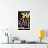 United We Are Strong, United We Can Win Poster