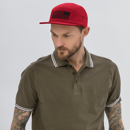 US Flag 5 Panel Cap
