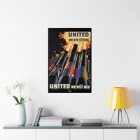 United We Are Strong, United We Can Win Poster