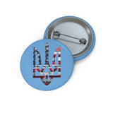 America Supports Ukraine Pin Button