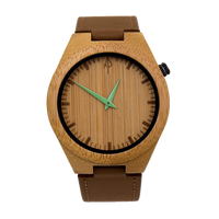 Clean Cut Bamboo Watch