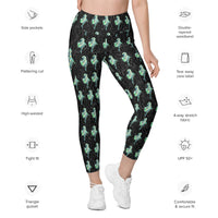 Hula Girl Leggings With Pockets