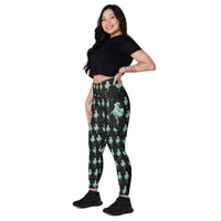 Hula Girl Leggings With Pockets