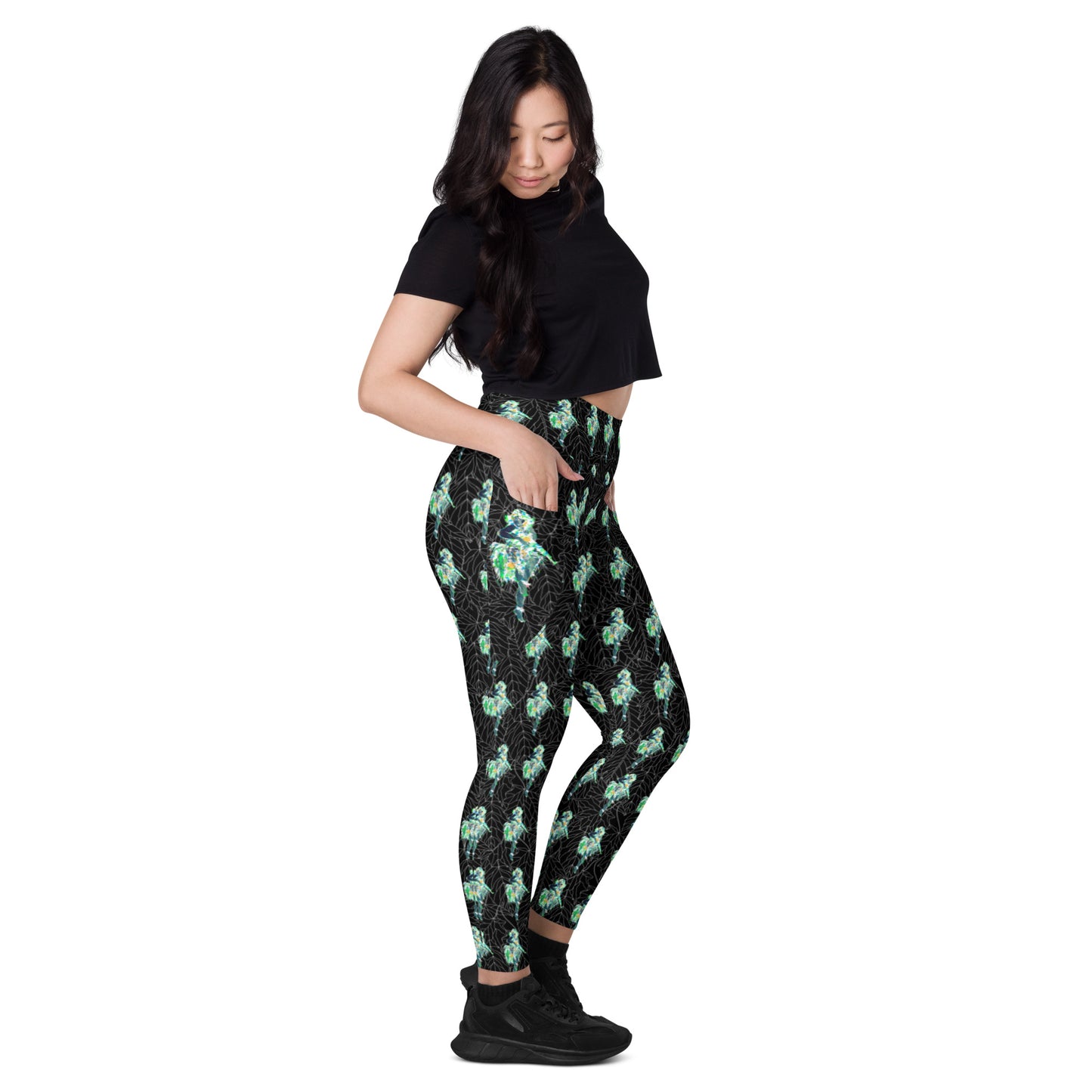 Hula Girl Leggings With Pockets