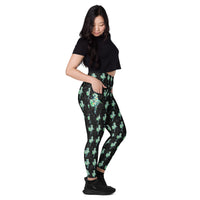 Hula Girl Leggings With Pockets