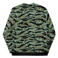 Tiger Teal Bomber Jacket