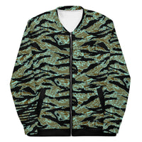 Tiger Teal Bomber Jacket