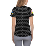 Trizub Wall Women's Athletic T-shirt