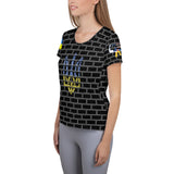 Trizub Wall Women's Athletic T-shirt