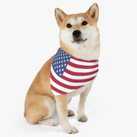 American Flag Bandana Collar