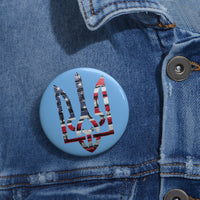 America Supports Ukraine Pin Button