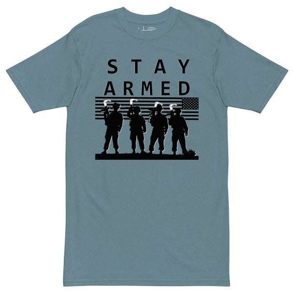 Stay Armed Heavyweight Tee