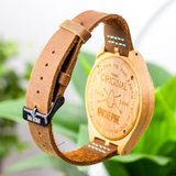 Clean Cut Bamboo Watch