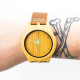 Clean Cut Bamboo Watch