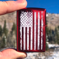 Red American Flag Lighter