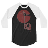 Snake Grab 3/4 Sleeve Raglan Shirt